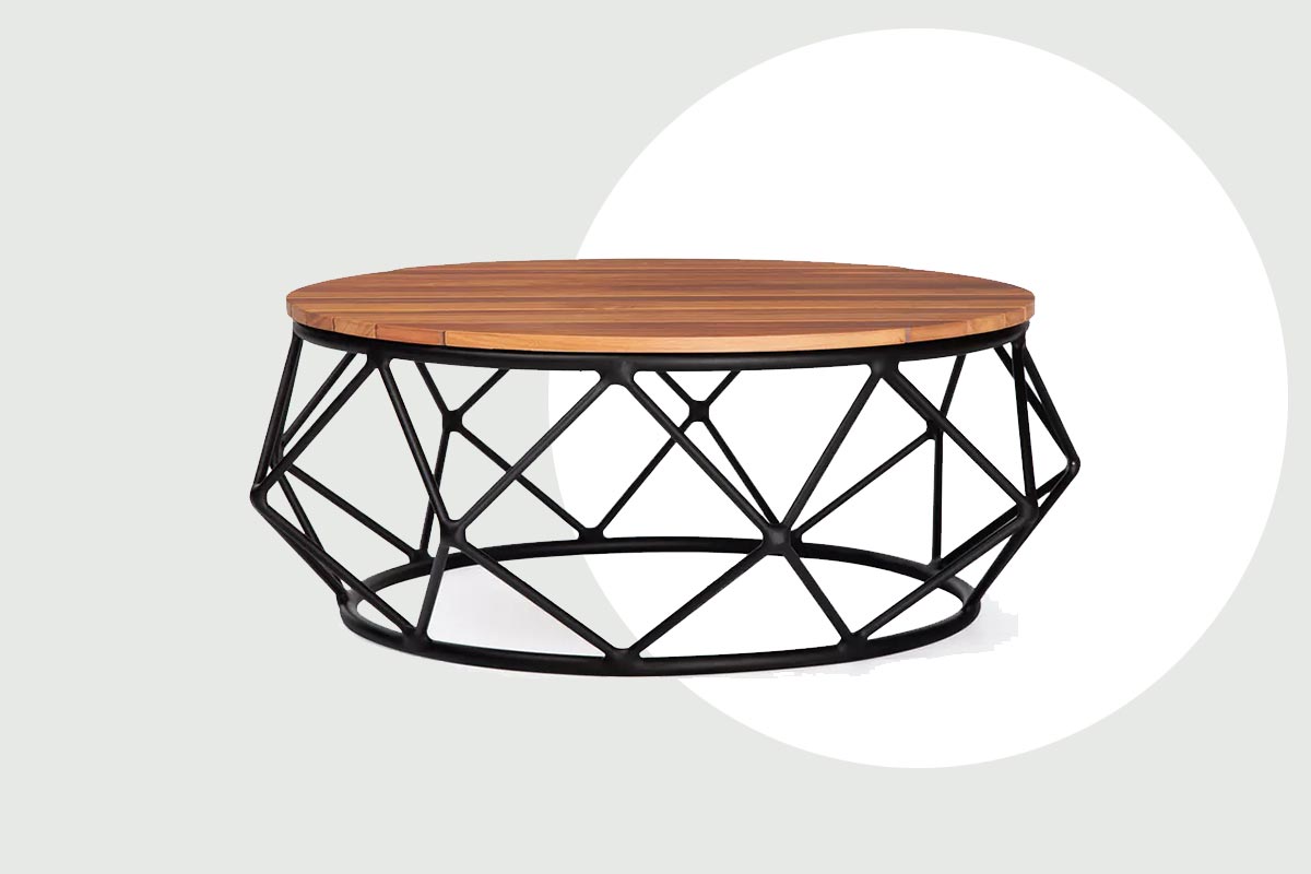 Arte Trançada - Mesas de Centro para Área Externa em Corda Náutica ou Fibra Sintética